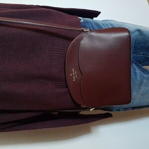 kate spade Deep Burgundy Crossbody Bag